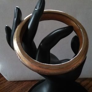 VINTAGE GIVENCHY PARIS / NY HEAVY BANGLE BRACELET